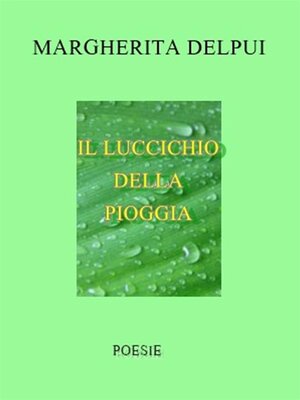 cover image of Il luccichio della pioggia
